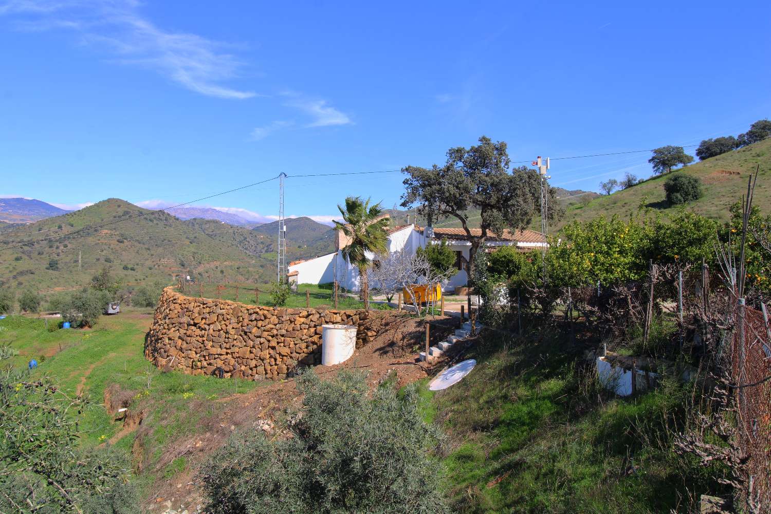 Finca reformada con piscina climatizada y gran parcela en Álora