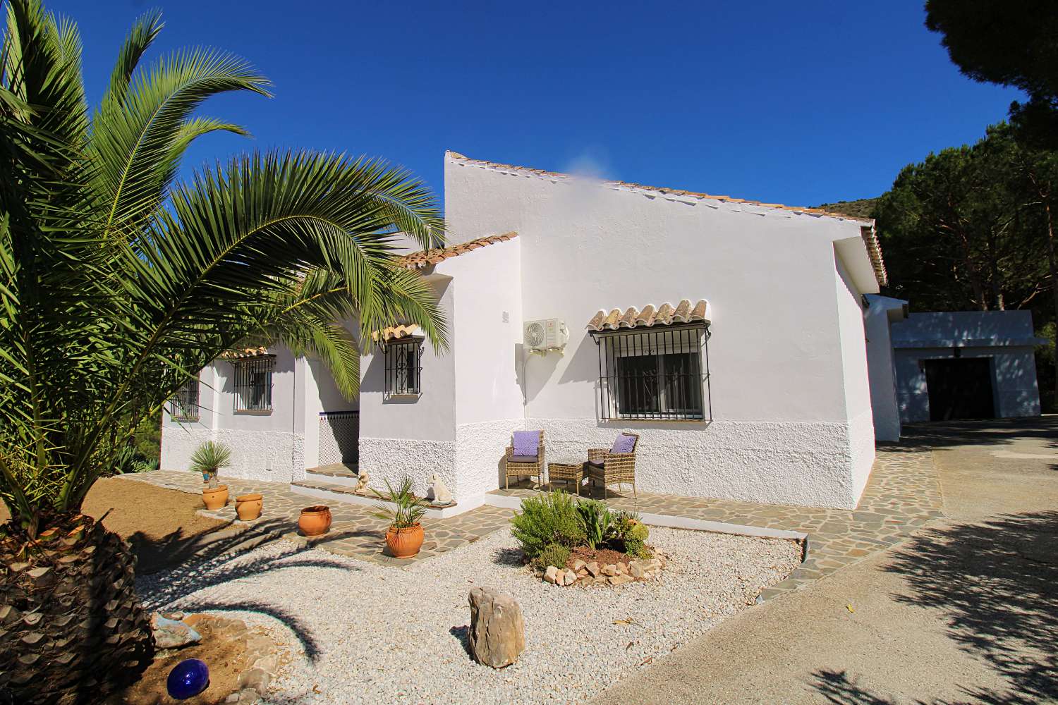 Villa independiente en una planta en Pinos de Alhaurin