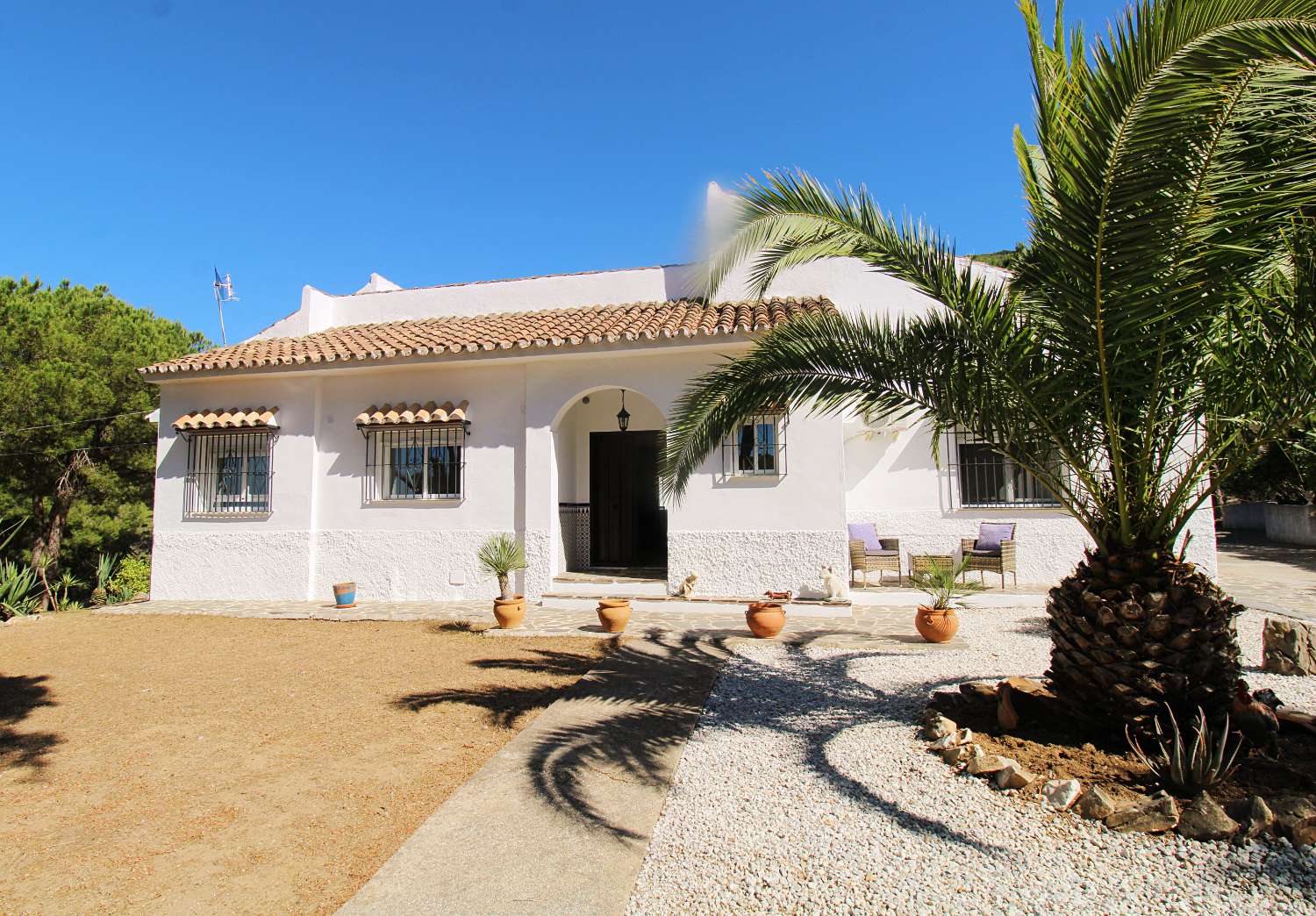 Villa independiente en una planta en Pinos de Alhaurin
