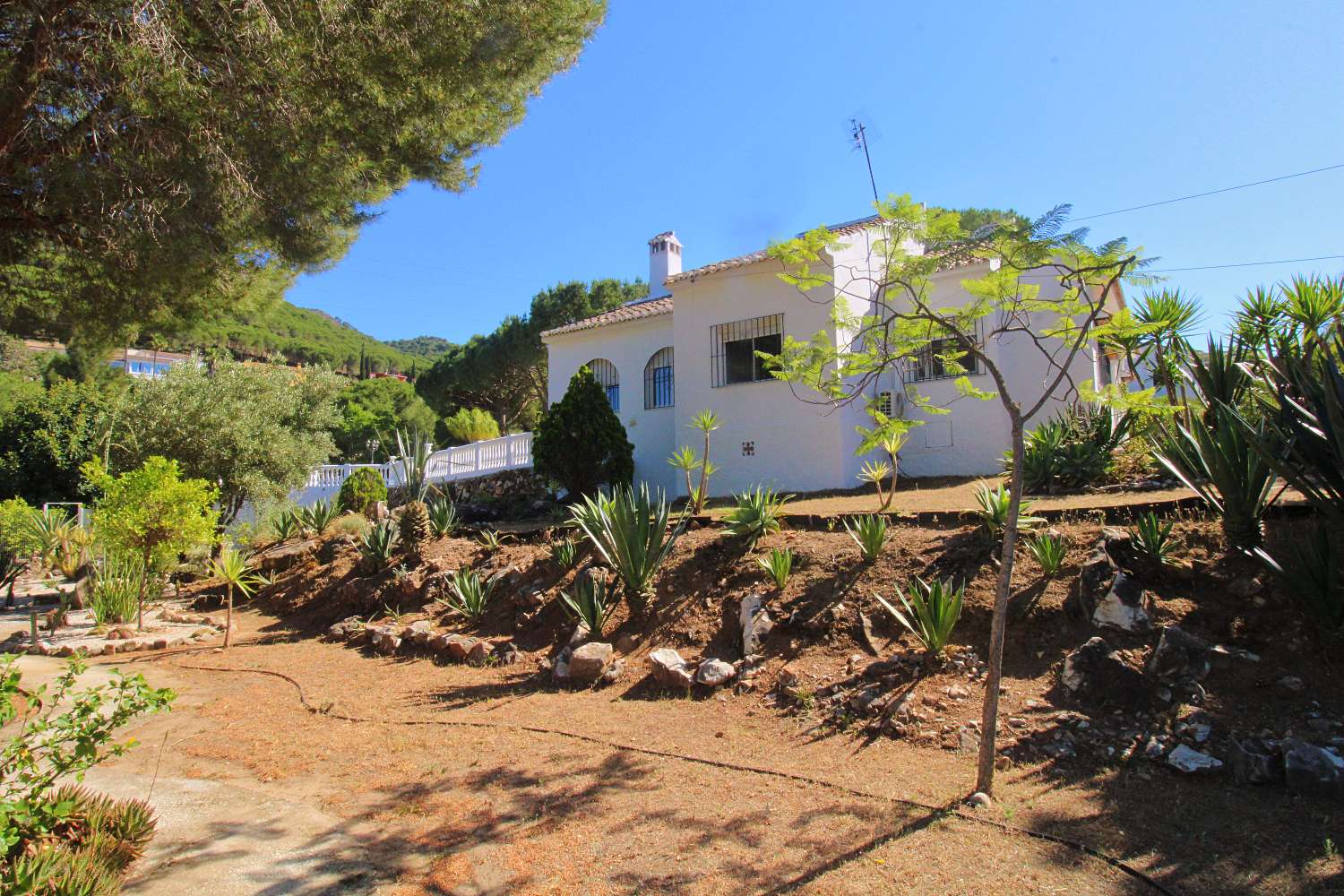 Villa independiente en una planta en Pinos de Alhaurin