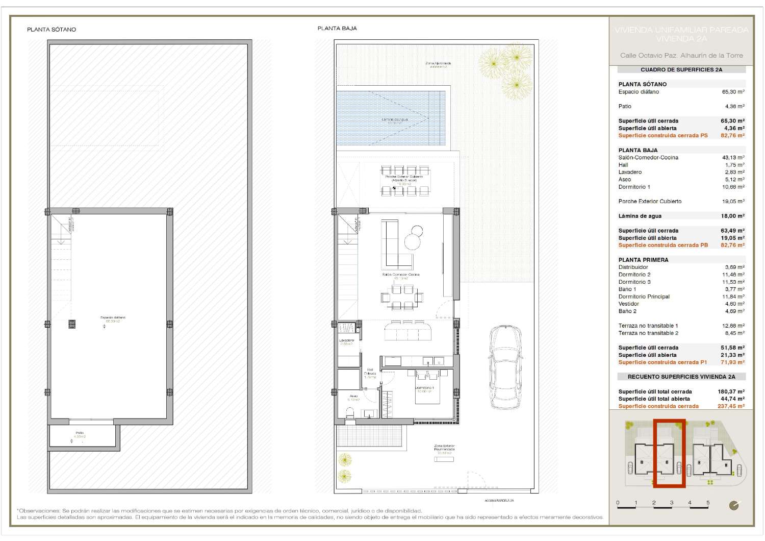 Semi-detached house under construction