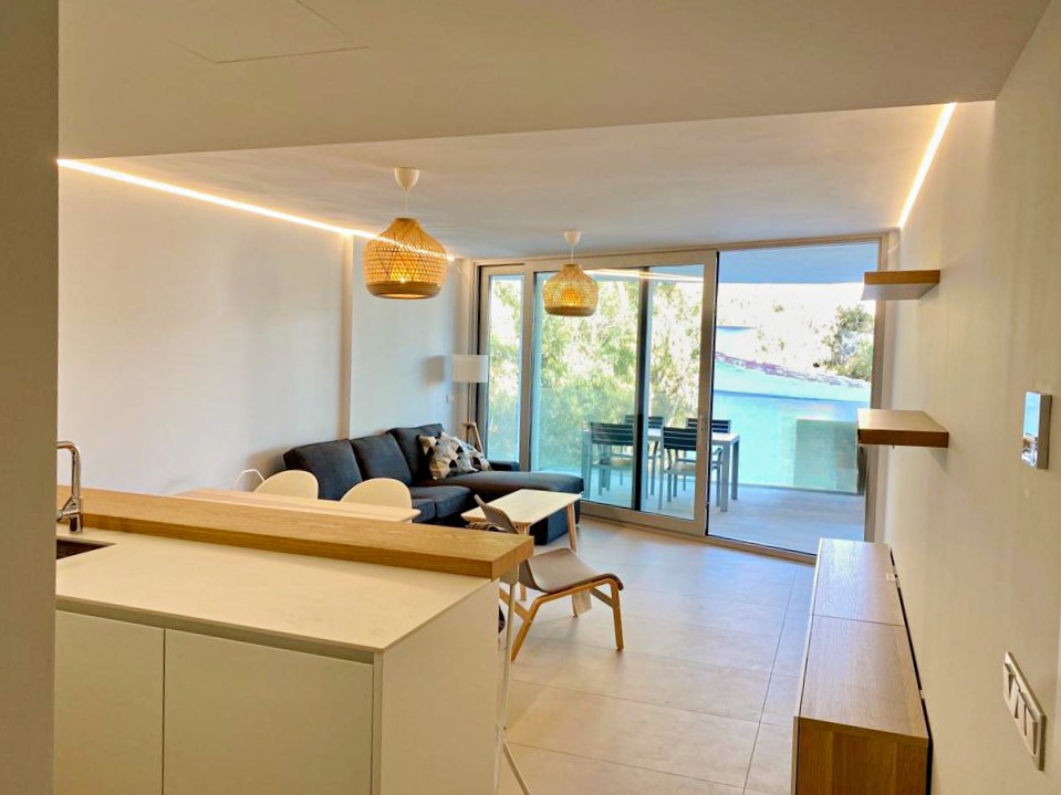 Exclusive Sea View Apartment for Rent in Carvajal with Pool and Jacuzzi