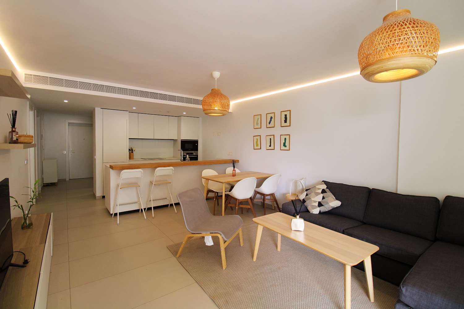 Exclusive Sea View Apartment for Rent in Carvajal with Pool and Jacuzzi