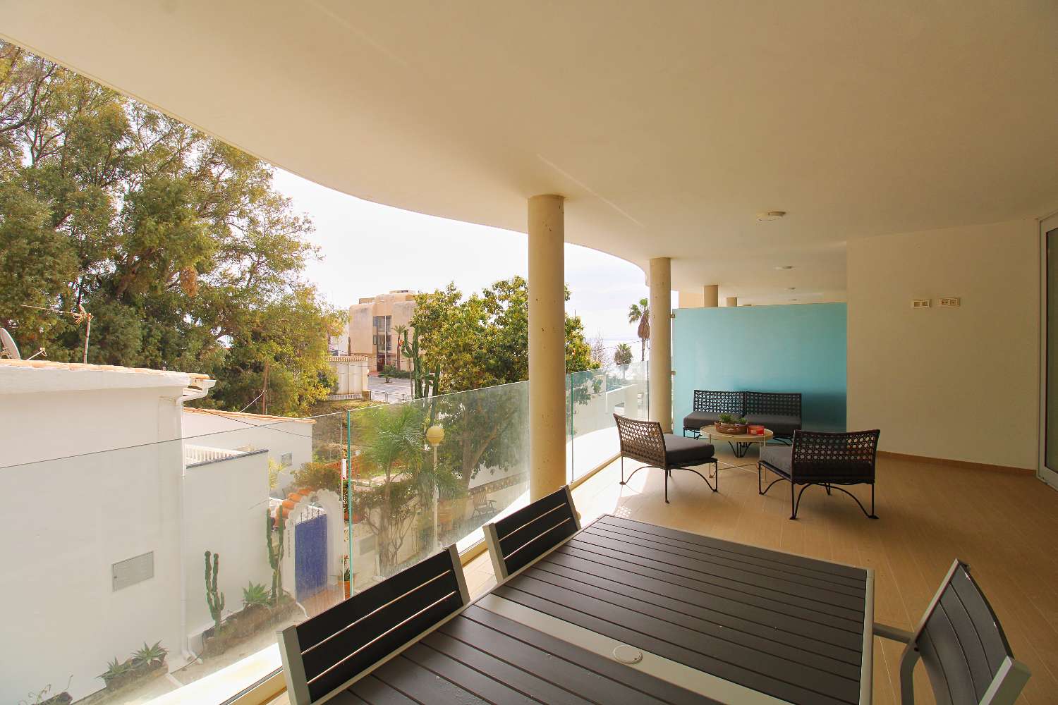 Exclusive Sea View Apartment for Rent in Carvajal with Pool and Jacuzzi