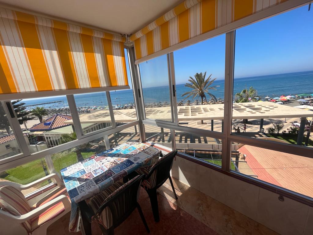 Apartment in Torrox on the beachfront.