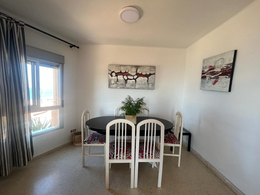 Apartment in Torrox on the beachfront.