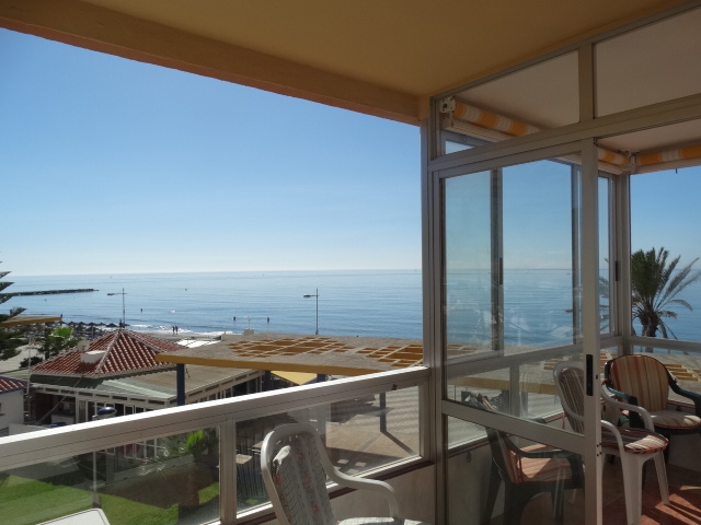 Apartment in Torrox on the beachfront.