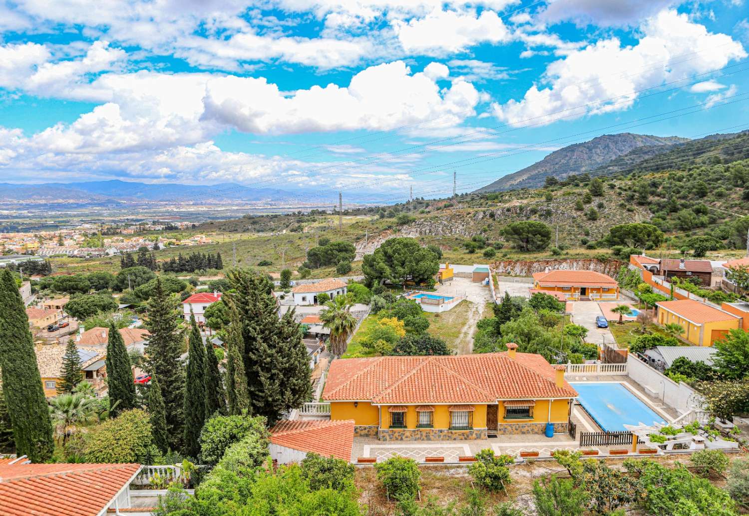 Independent villa located in Pinos de Alhaurín.