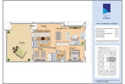 4ª FASE - EDIFICIO ALBA - BAJO I  -  CON PATIO...