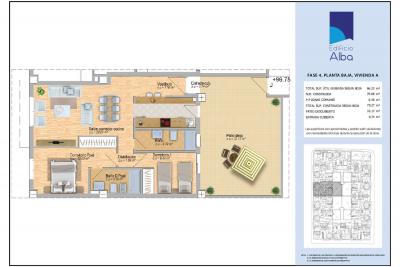 4ª FASE - EDIFICIO ALBA - BAJO J  -  CON PATIO...