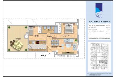 4ª FASE - EDIFICIO ALBA - BAJO A  - CON PATIO ...
